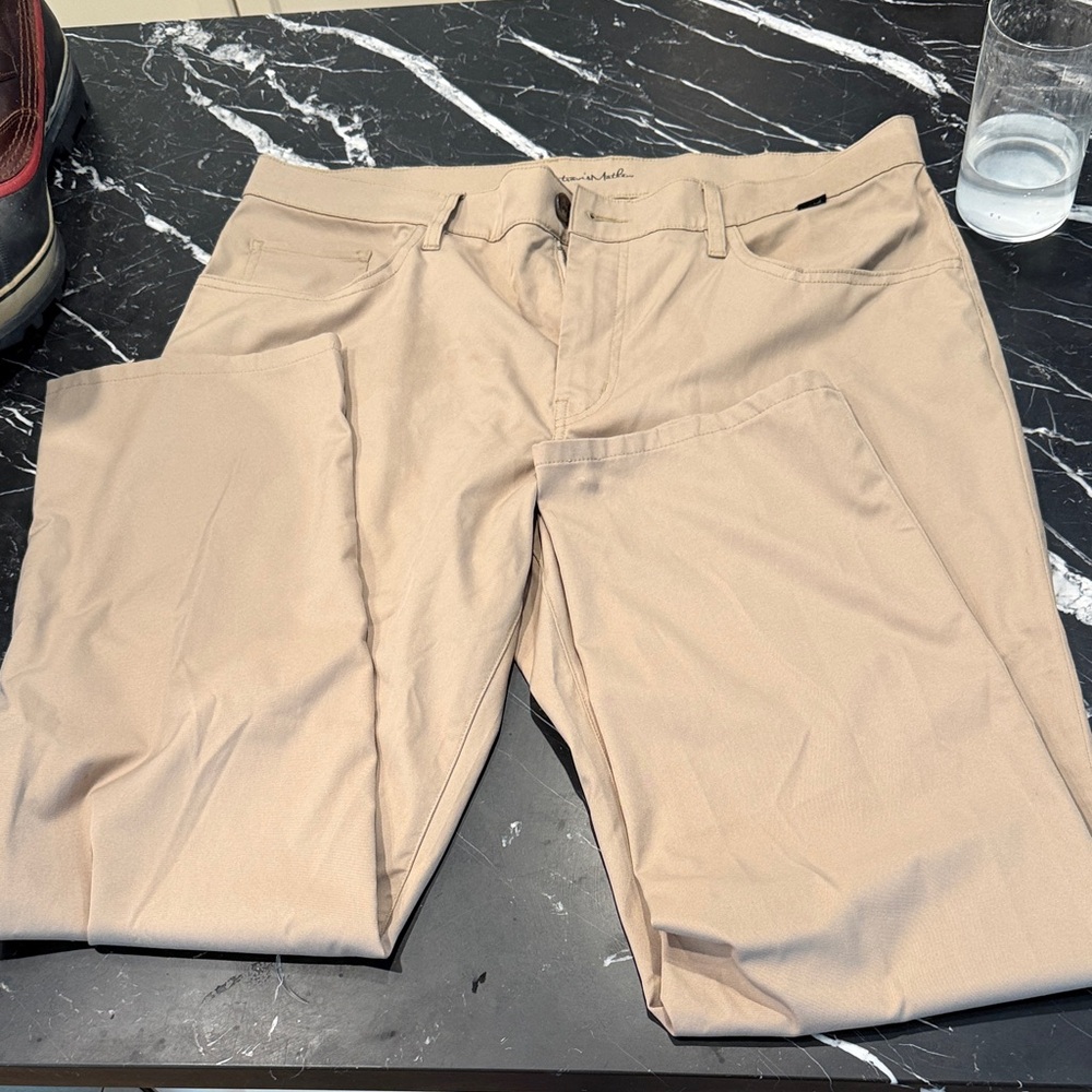 Travis Mathew Men's Beige Chino Pants